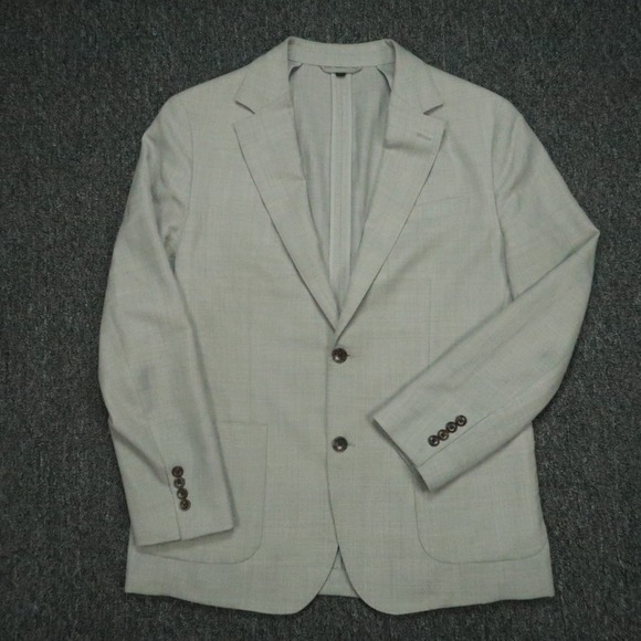 Bonobos Blazer Mens 40R Gray Marzotto Slim Fit Wool Unconstructed Sport Coat